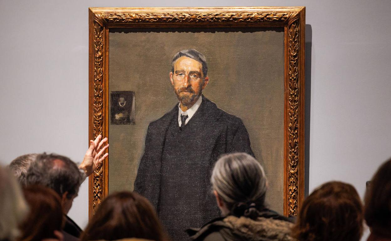 'Manuel Bartolomé Cossio' retrato de Sorolla que el Prado adquirió este año por 80.000 euros. 