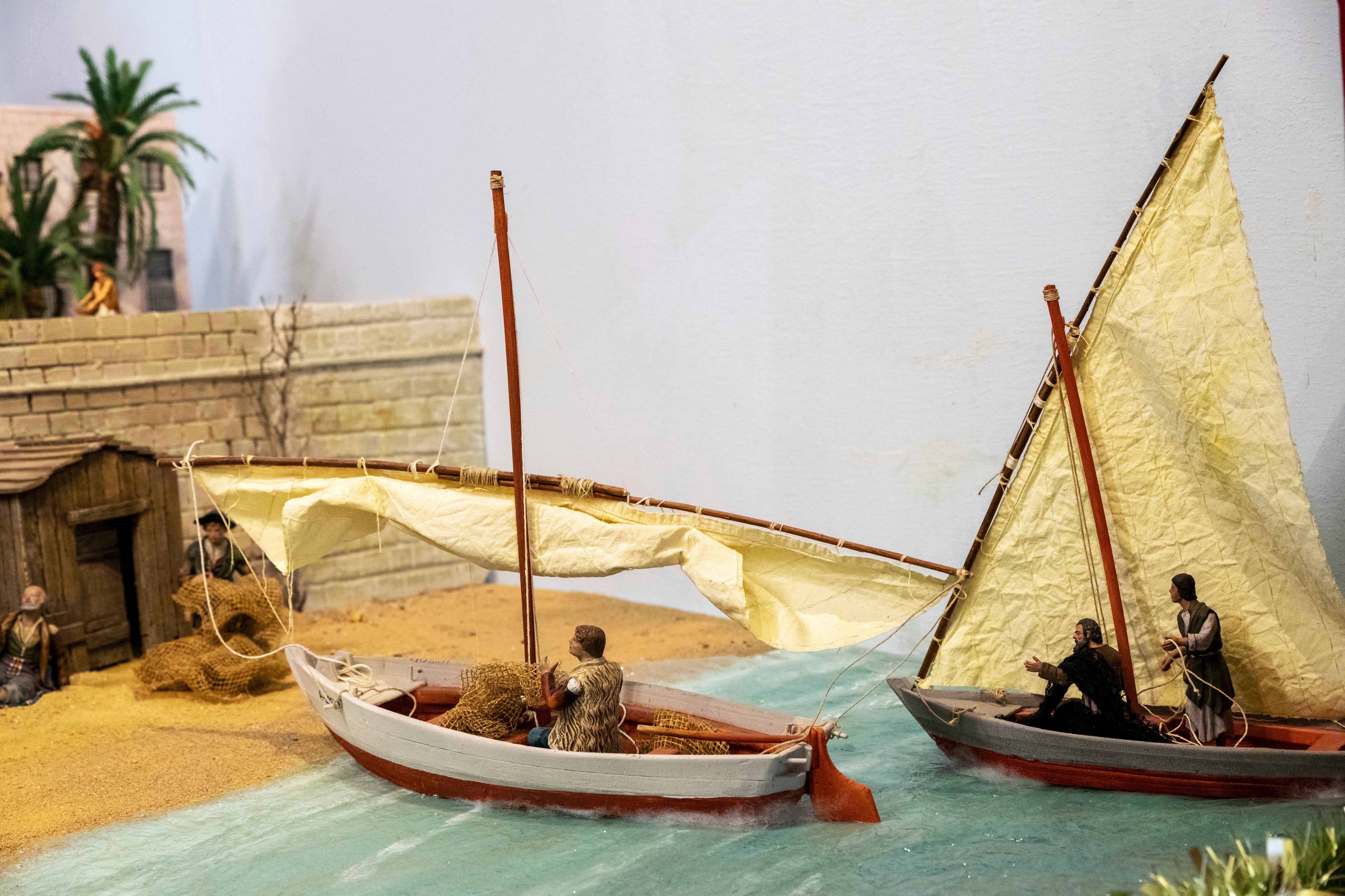 Fotos: Así el belén que muestra la Alicante histórica