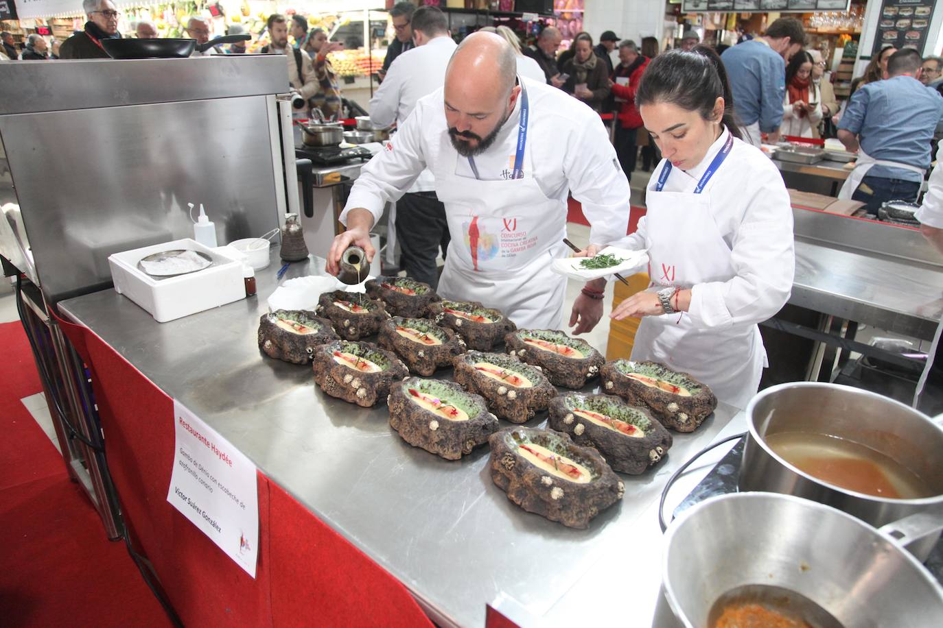 Pasión e innovación en el concurso de Cocina Creativa de la Gamba Roja de Dénia
