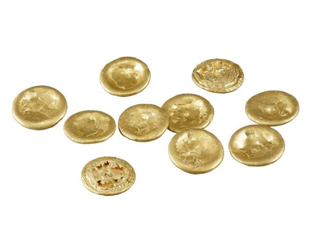 Lingotes de oro de la dinastía Han.