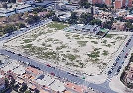 Parcela cedida por el Ayuntamiento de Alicante a la Generalitat para la construcción del CEIP La Almadraba.
