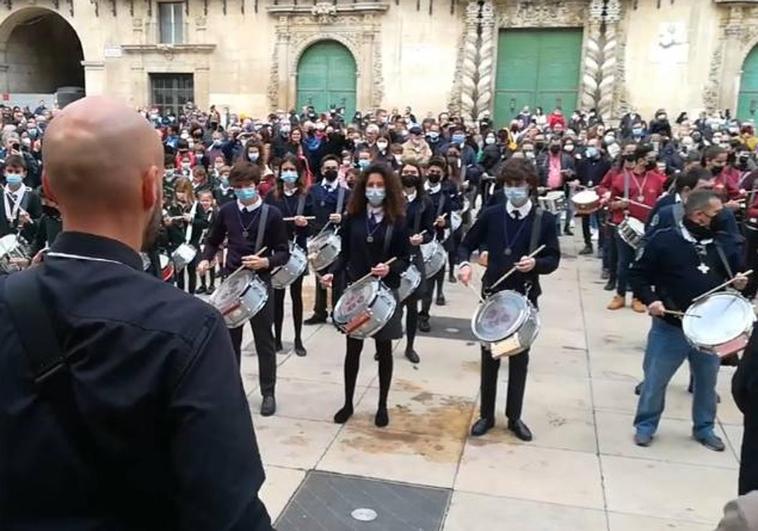 Más de 400 tambores marcarán el inicio de la Semana Santa de Alicante