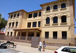 Actual ubicación del colegio Cristo de la Paz de Sant Joan d'Alacant.