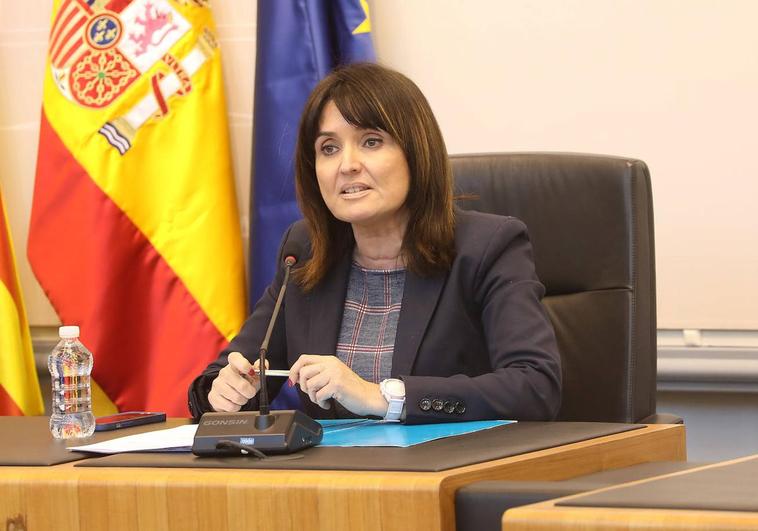 La vicepresidenta de la Diputación y diputada de Cultura, Julia Parra.