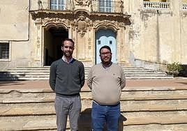 Los dos seminaristas que serán ordenados este sábado.