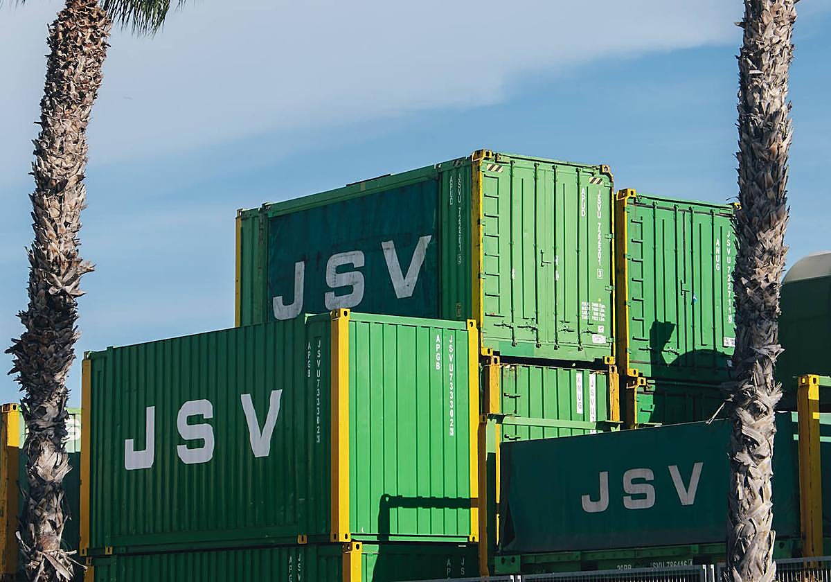 Contenedores del puerto de Alicante