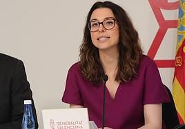 La vicepresidenta y portavoz del Consell, Aitana Mas.