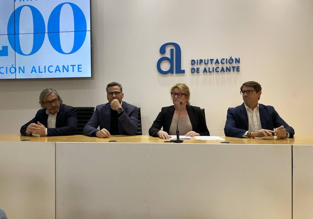 Javier Sendra, Alejandro Morant, Ana Serna y Juan de Dios Navaro.