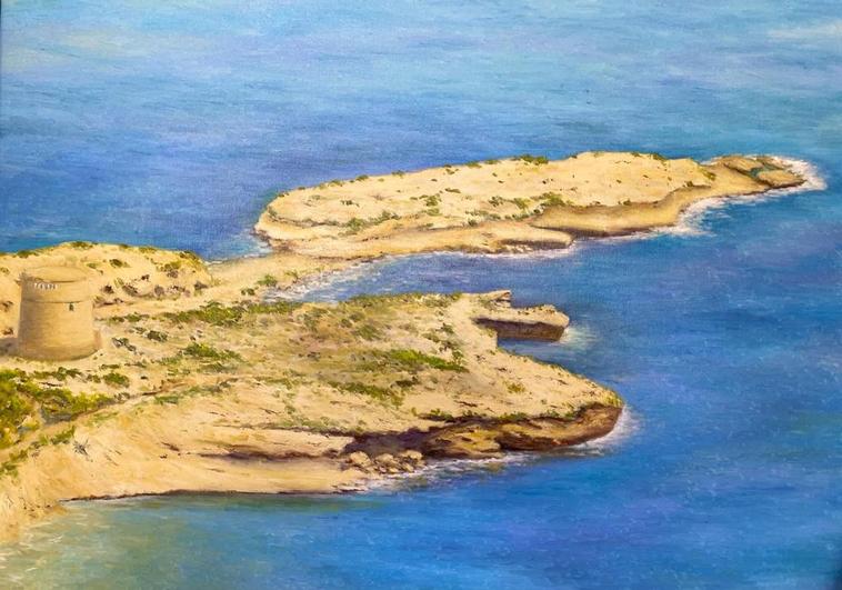 'L'Illeta' de El Campello luce sobre el lienzo