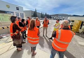 Visita al Pla de la Vallonga y a la empresa Hefame.