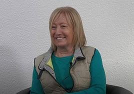 María Teresa Sempere durante una entrevista.