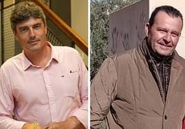 Marcos Zaragoza, candidato del PP en Villajoyosa, y Paco Pérez Buiges, portavoz de Ciudadanos en el municipio.