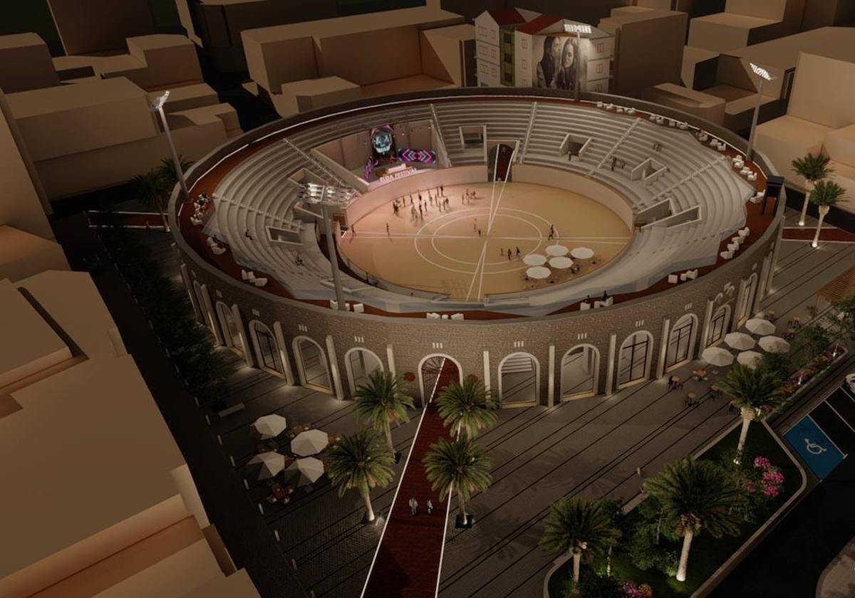 Proyecto de la nueva Plaza de Toros de Elda.