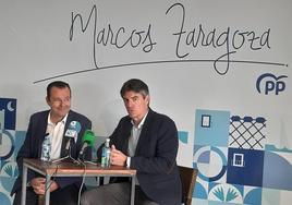 Pérez Buigues y Marcos Zaragoza durante su rueda de prensa