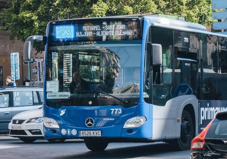 El autobús interurbano de Alicante será gratuito para los jóvenes a partir del 7 de abril