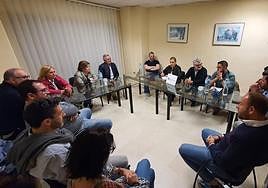 Reunión de Vox con asociaciones de comerciantes.