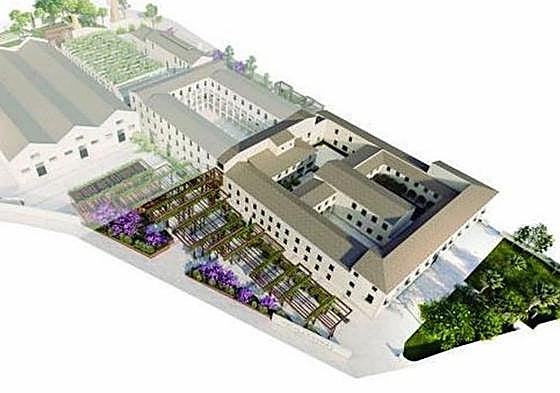 La nueva zona de Las Cigarreras que se va a recuperar, con la fachada a calle Sevilla.