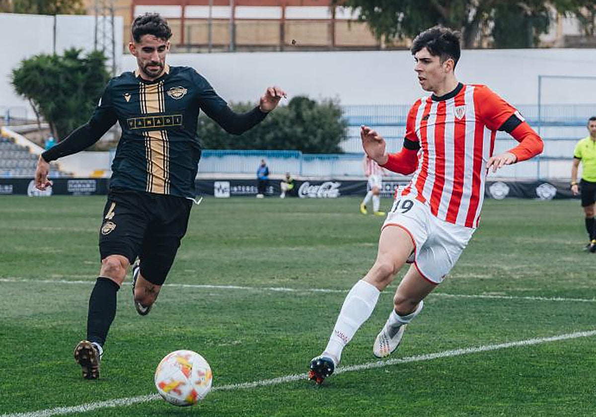 Imagen del Intercity-Athletic B disputado en el Antonio Solana