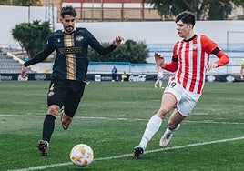 Imagen del Intercity-Athletic B disputado en el Antonio Solana