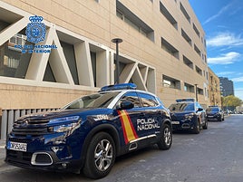 Fachada de la Comisaría de la Policía Nacional de Alicante.