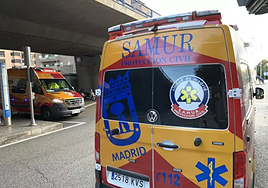 Imagen de una ambulancia del Samur de Madrid.