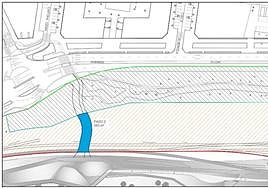 Plano de los pasos peatonales