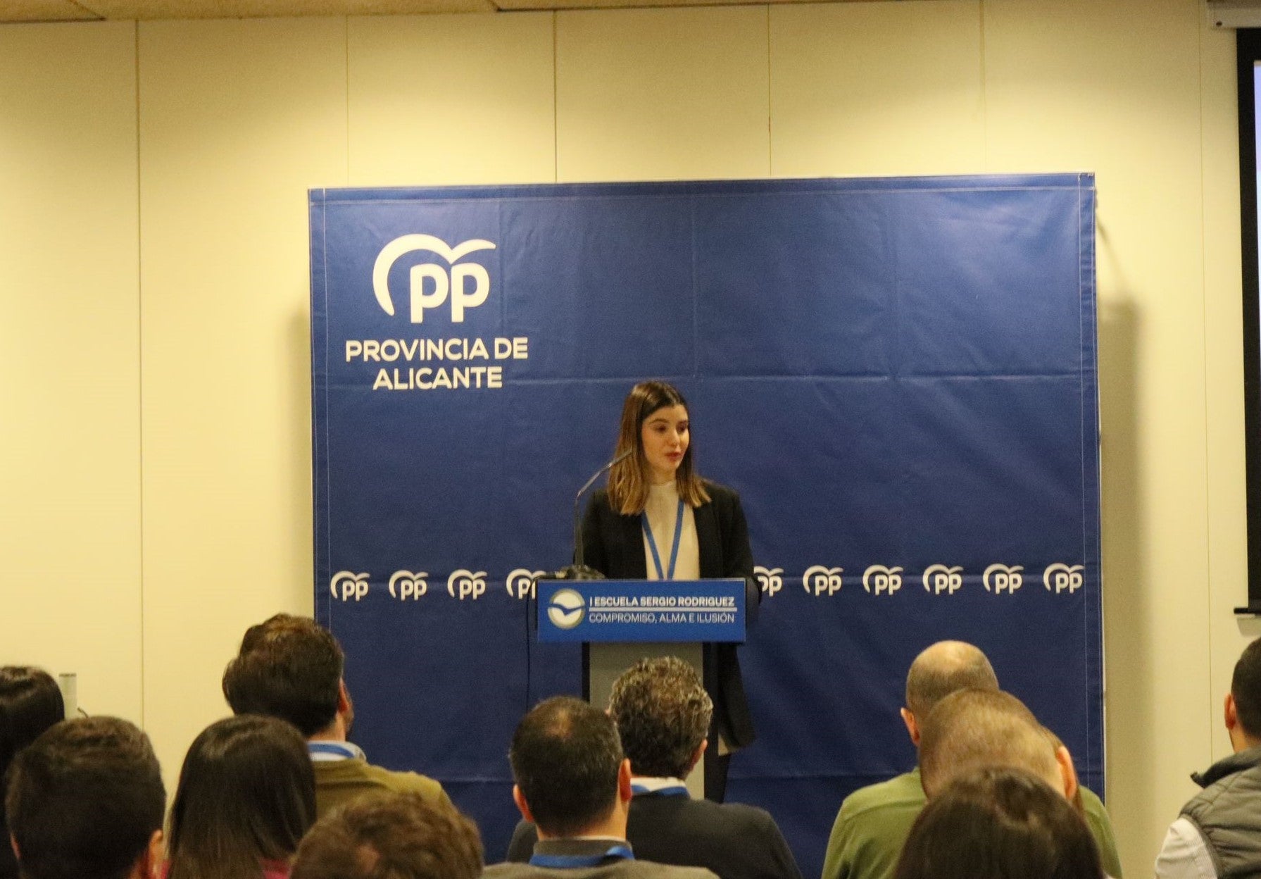 Lucía Peral, en una de sus intervenciones.