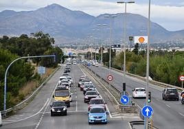 Tráfico en San Vicente.