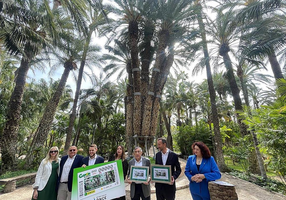 Presentación del cupón dedicado a la Palmera Imperial.