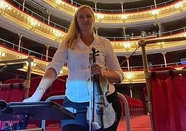 La violinista Natalia Zhigulina.