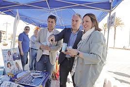 Mazón, Bendodo y Catalá en la carpa del Partido Popular en Valencia