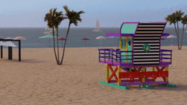 Recreación de las nuevas casetas de la playa de San Juan