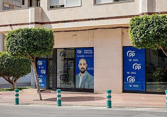 La sede del PP en l'Alfàs del Pi