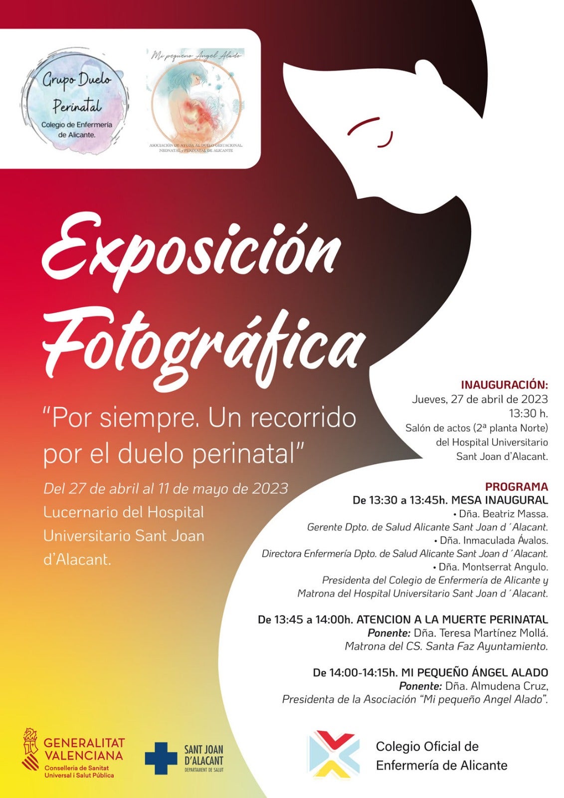 Programa del acto inaugural.