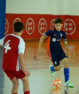 Imagen secundaria 2 - Los jugadores del CD Paidos en el Nacional.