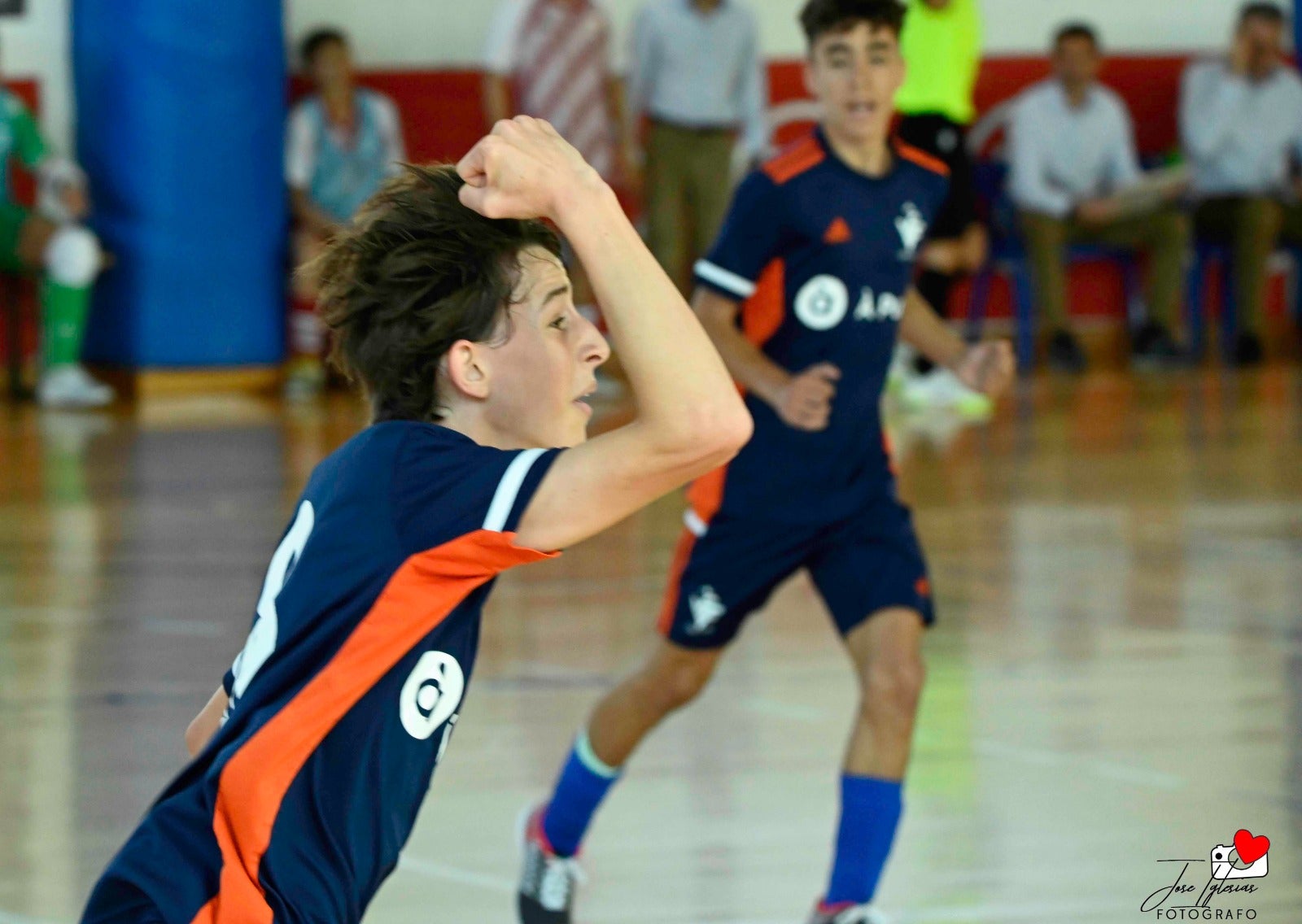 Tres de cinco de la Selección Valenciana Sub-14 de fútbol sala en el Nacional de San Javier