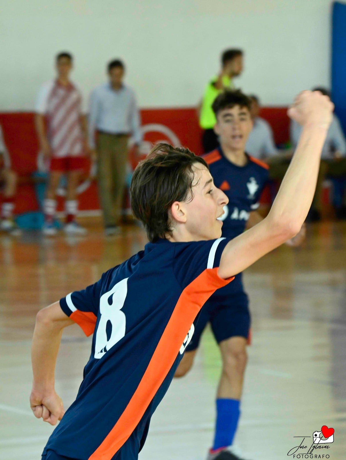 Tres de cinco de la Selección Valenciana Sub-14 de fútbol sala en el Nacional de San Javier