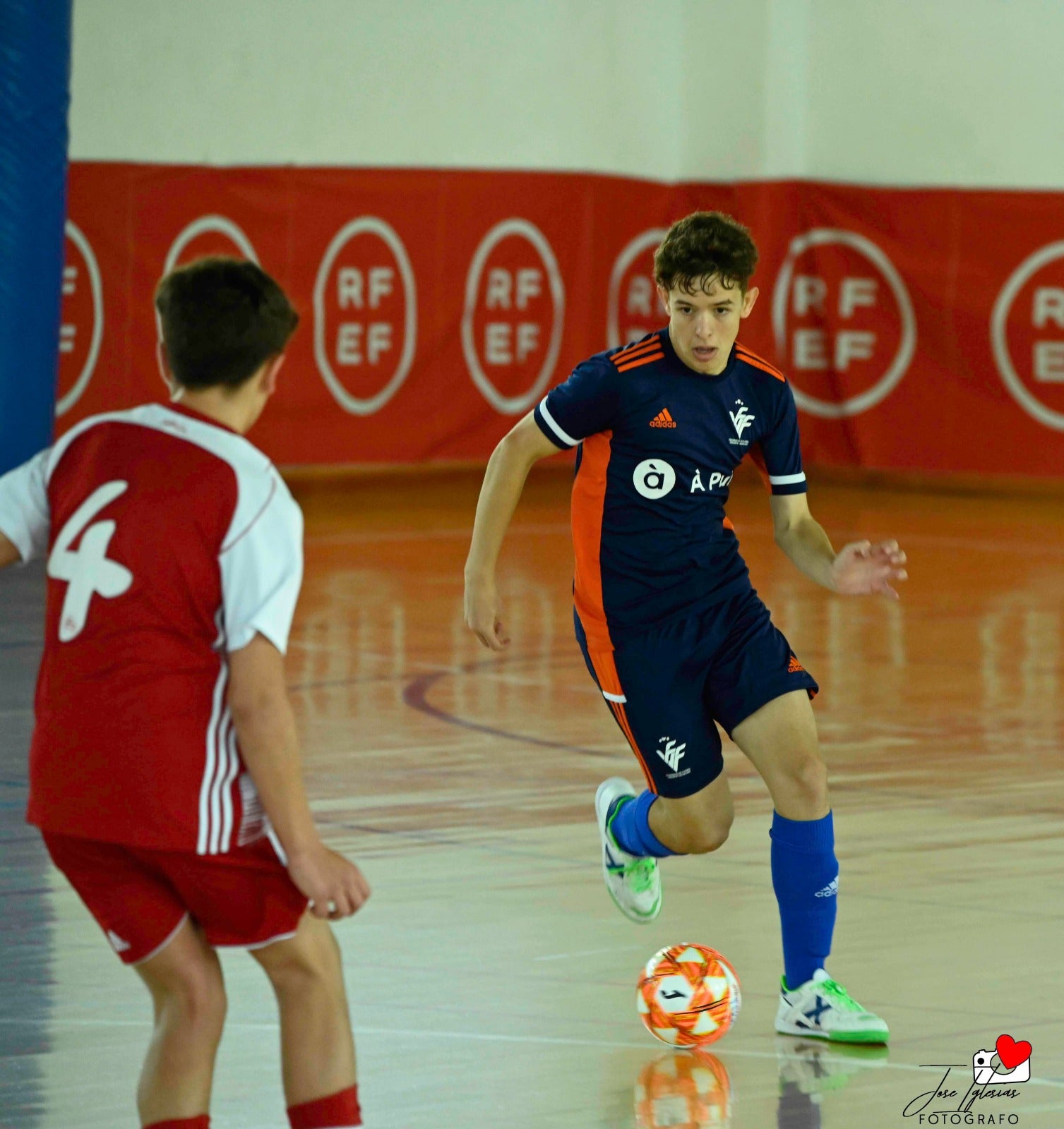 Tres de cinco de la Selección Valenciana Sub-14 de fútbol sala en el Nacional de San Javier