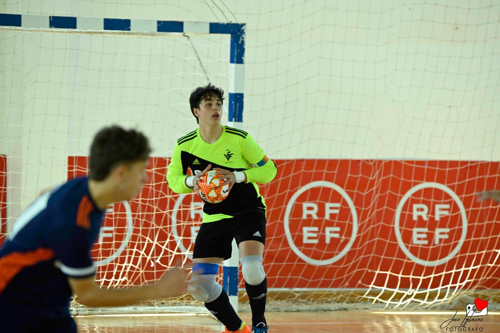 Tres de cinco de la Selección Valenciana Sub-14 de fútbol sala en el Nacional de San Javier