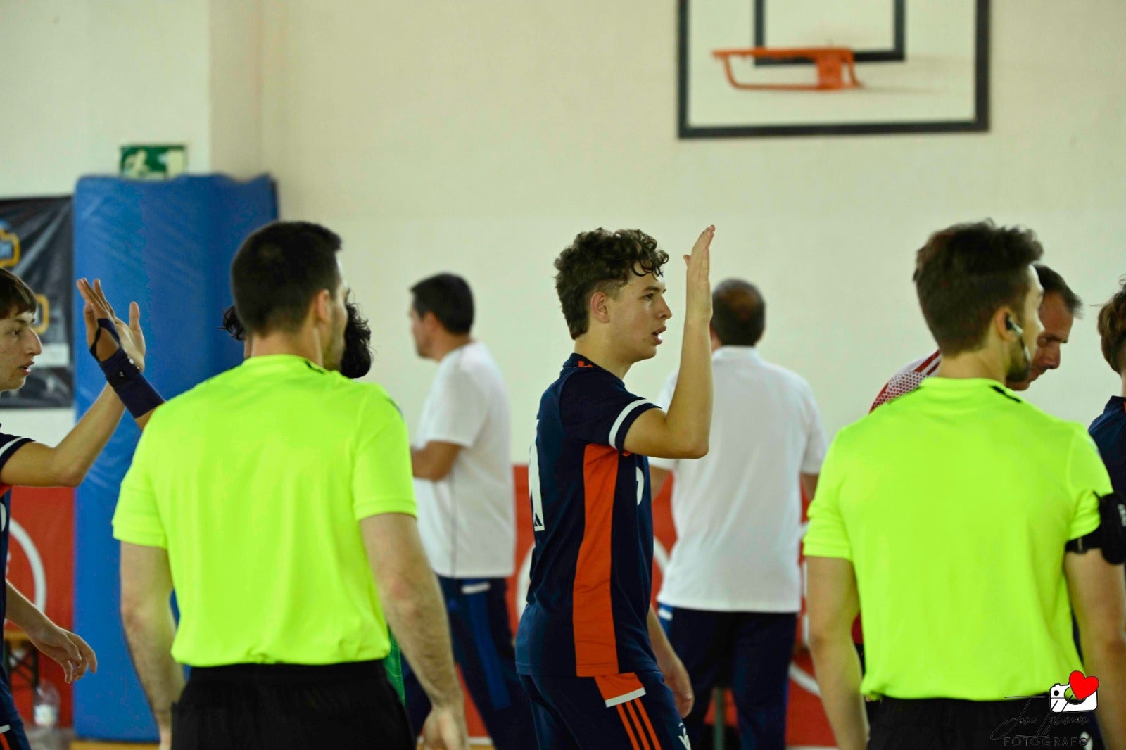 Tres de cinco de la Selección Valenciana Sub-14 de fútbol sala en el Nacional de San Javier
