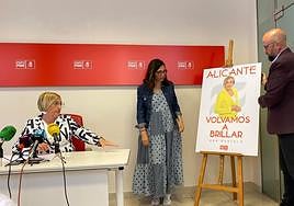 Presentación del cartel electoral del PSOE de Alicante