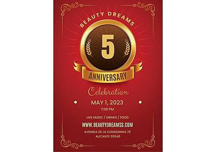 Imagen principal - El centro de belleza Beauty Dreams celebra su quinto aniversario con un distinguido cóctel
