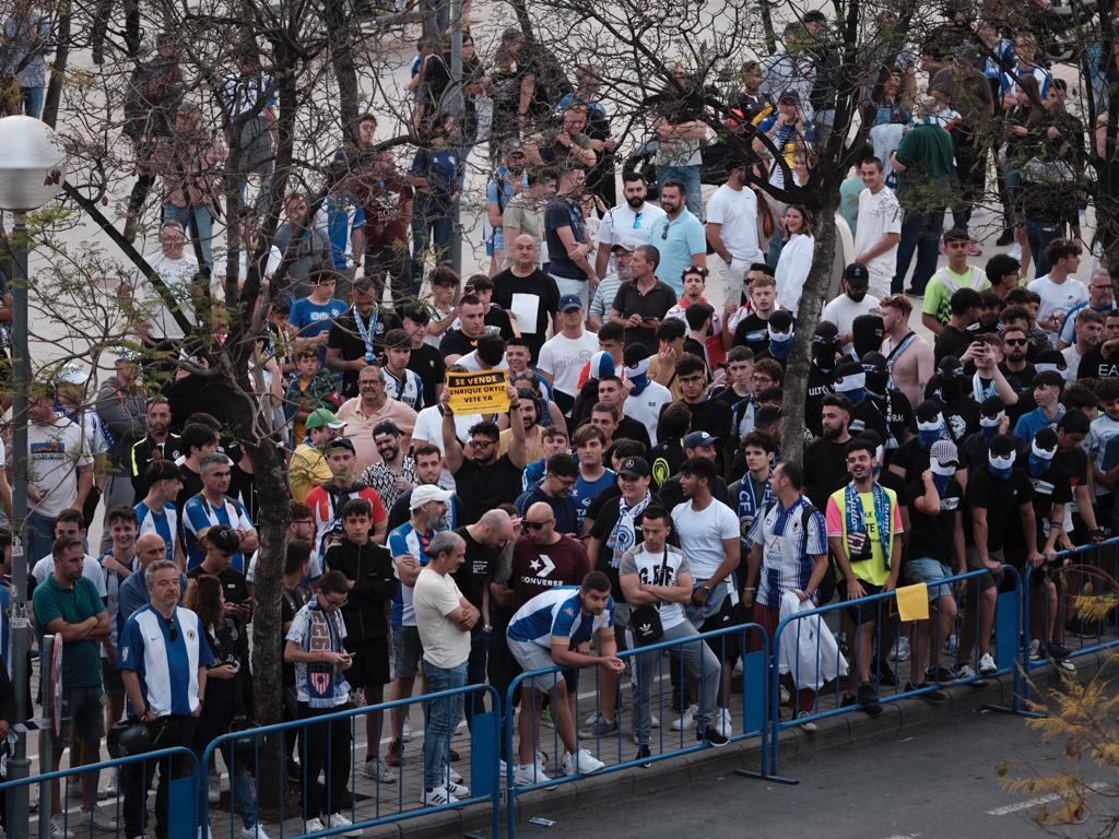 Las imágenes del tenso Hércules-Alzira