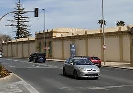 Avenida del puerto en el tramo junto a la antigua Lonja.