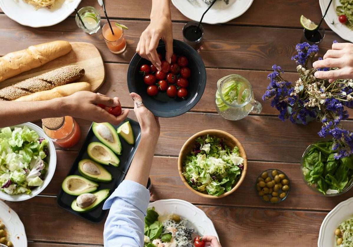 Una comida saludable.