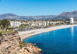 Imagen de la playa del Racó de l'Albir, que repetirá bandera azul por 36ª vez consecutiva
