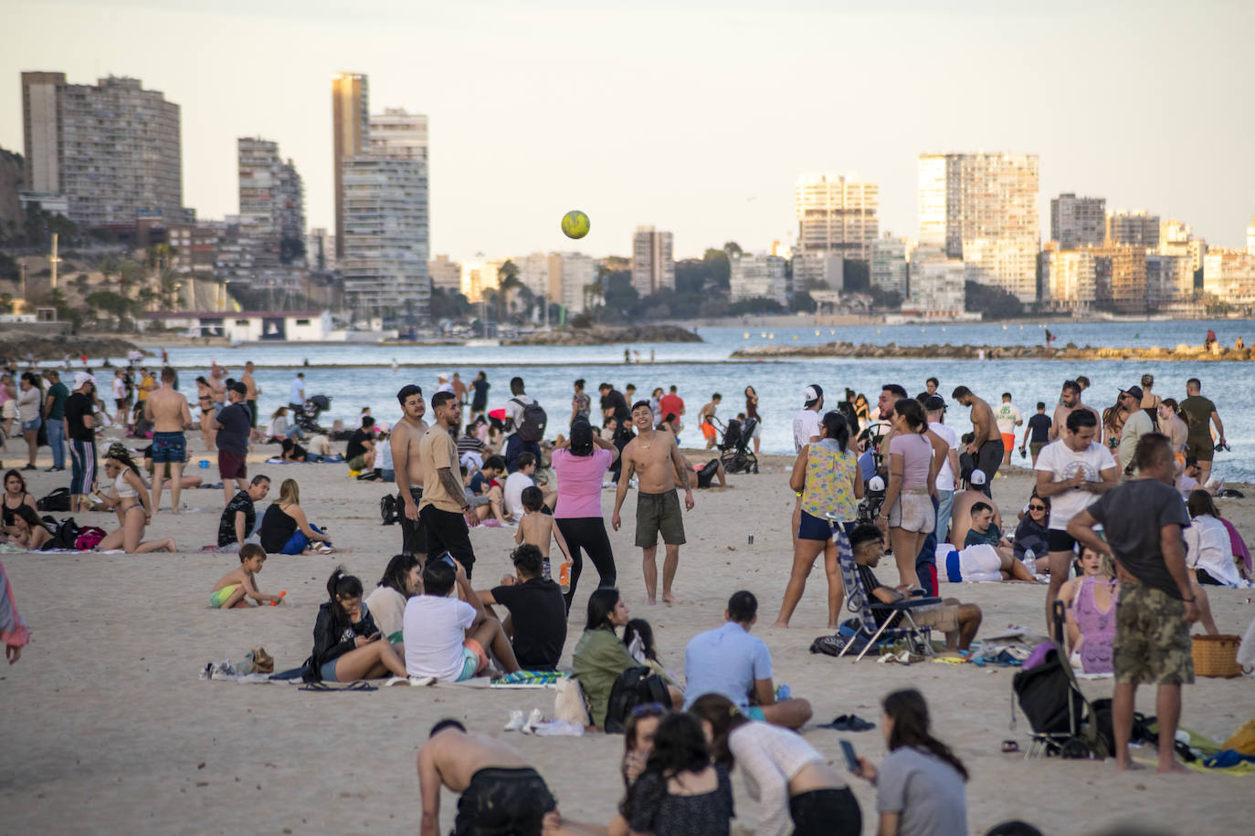 Playa del Postiguet en Alicante