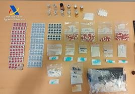 Material intervenido en la operación