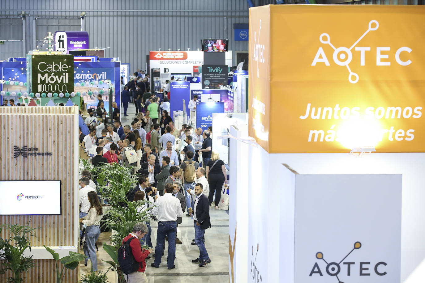 Stands de la última edición de Aotec