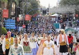 Entrada de bandas de las Hogueras de Alicante.